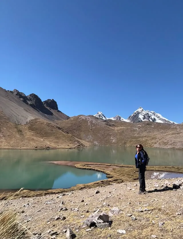 Greenish lake on the Ausangate loop