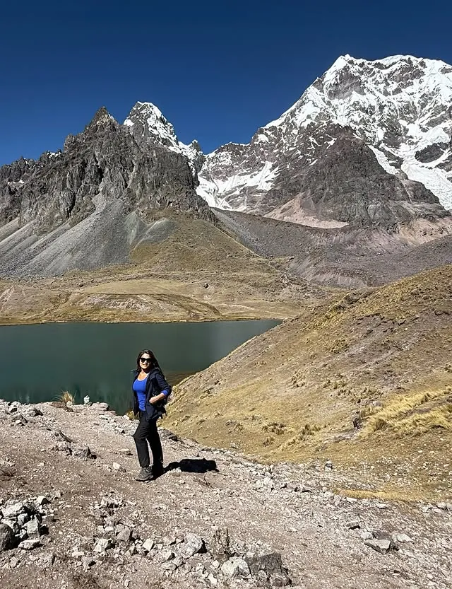 Lake and glacier on Ausangate