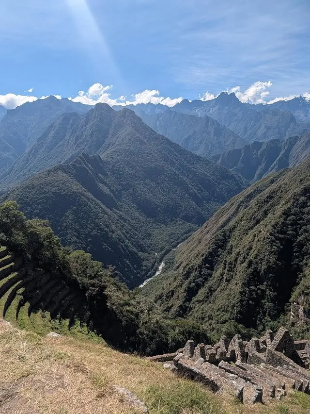 Mirador del Camino Inca sobre el valle