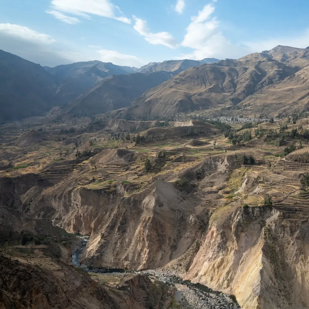 Colca Canyon and terraces