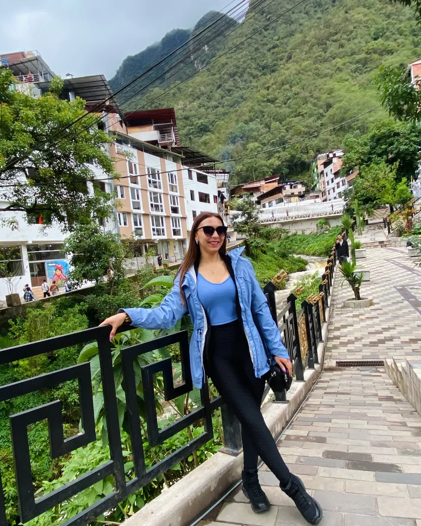 A street in Aguas Calientes, the town below Machu Picchu