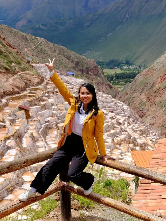 Maras salt mines in the Sacred Valley