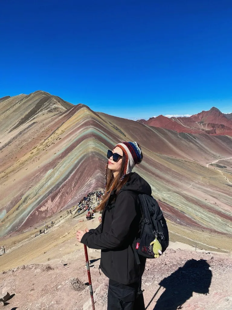 Panorama of Rainbow Mountain