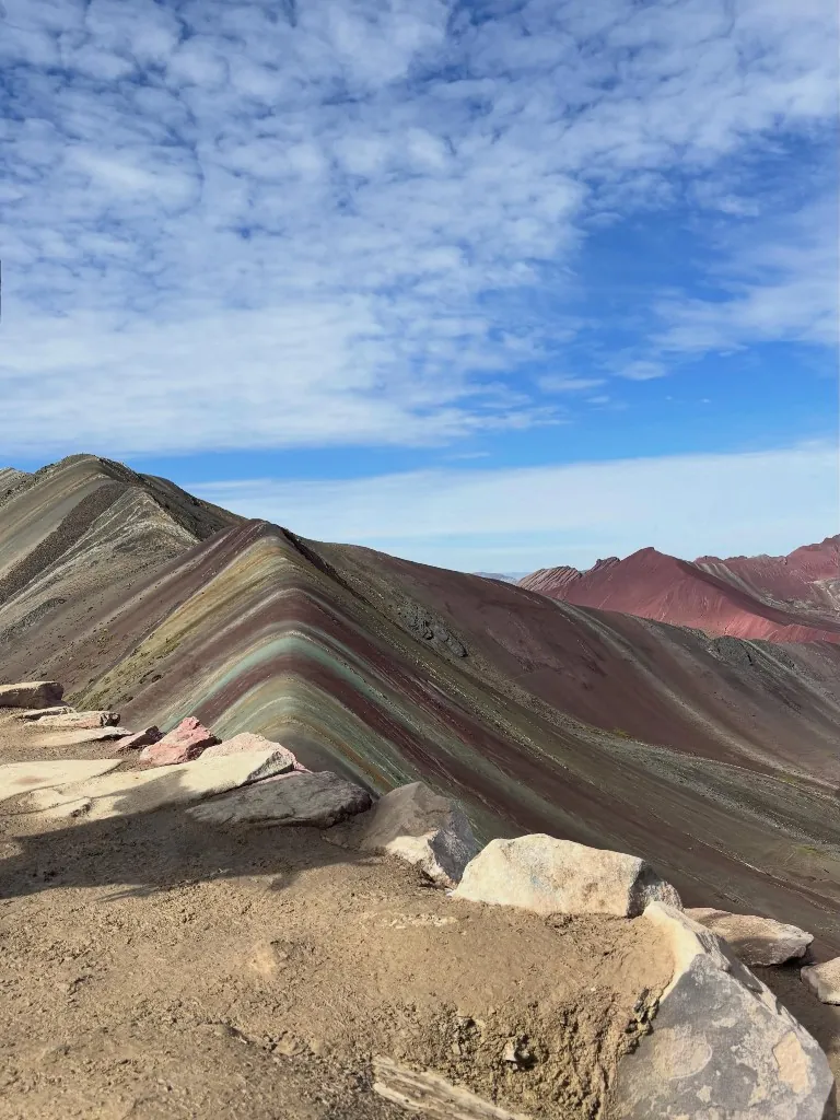 View of Vinicunca under an Andean sky